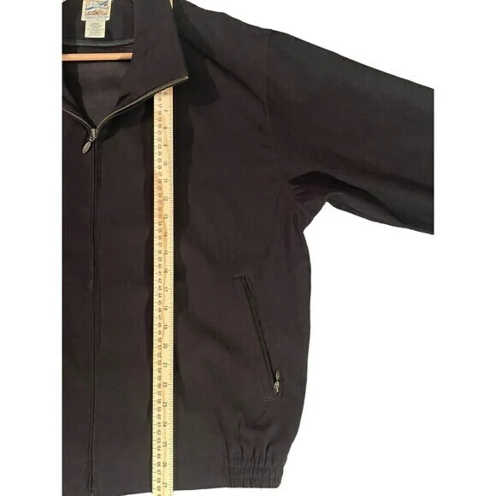 TRAVELSMITH‎ FULL ZIP JACKET - BLACK MEN'S SIZE LARGE